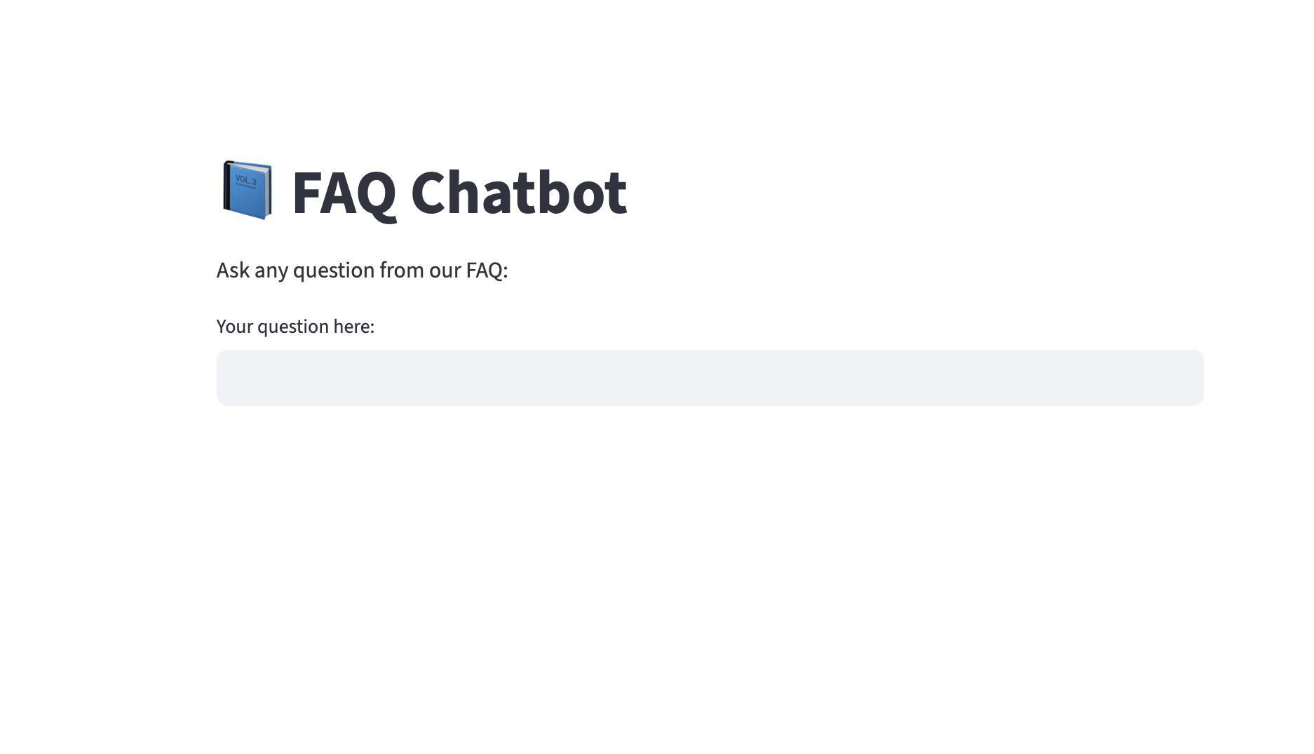 FAQ AI Chatbot